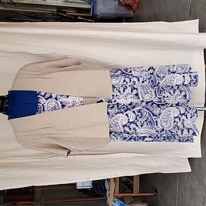 db Established 1962 2 piece dress/jacket sz 22